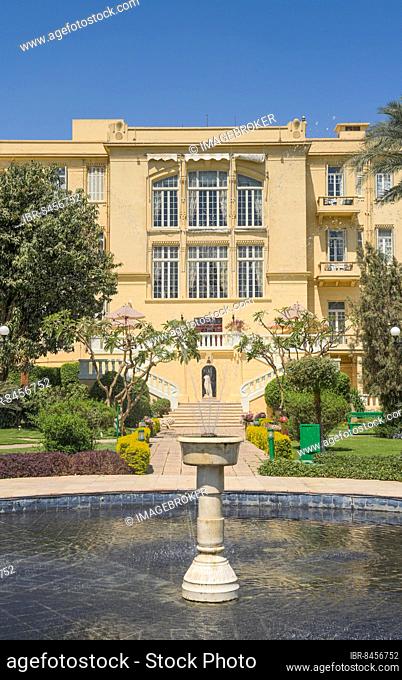 Fountain, Garden, Hotel Winter Palace, Luxor, Egypt, Africa