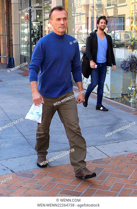 Prison Break star Robert Knepper goes shopping in Beverly Hills Featuring: Robert Knepper Where: Los Angeles, California