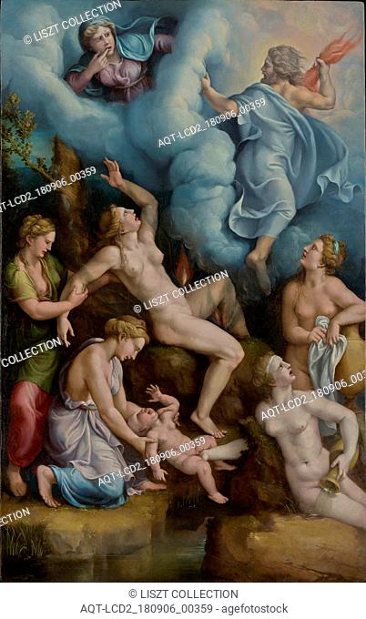 The Birth of Bacchus; Giulio Romano (Giulio Pippi) and Workshop (Italian, before 1499 - 1546); about 1530s; Oil on panel; 126.4 × 79