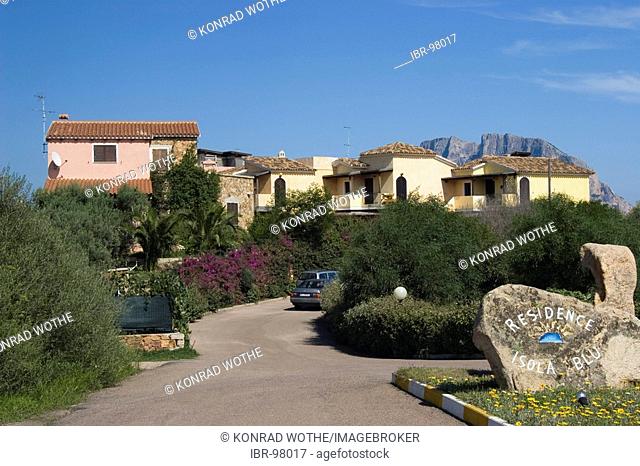 Holiday bungalows, Isola Blu, Porto San Paolo, eastcoast, Sardinia, Italy