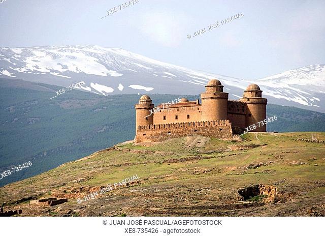 Castle, La Calahorra. Granada province, Andalucia, Spain