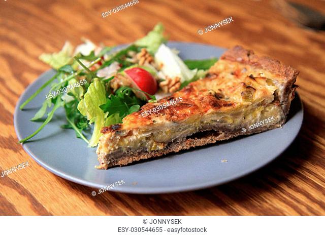 quiche (food from france) as very nice food background