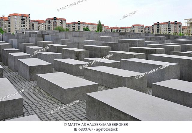 Holocaust Memorial, monument for the Jews murdered in Europe, Berlin, Germany, Europe