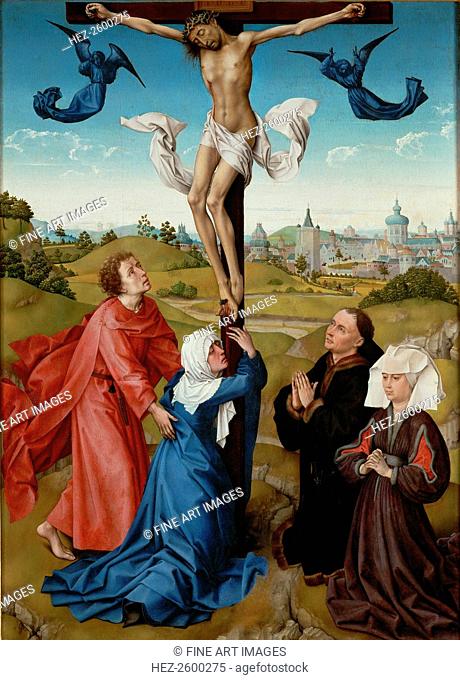 The Crucifixion (The Crucifixion Triptych), c. 1440. Found in the collection of the Art History Museum, Vienne