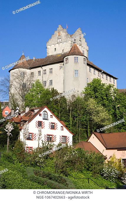 Burg Meersburg, Old Castle, Meersburg, Lake Constance, Baden-Wuerttemberg, Germany, Europe