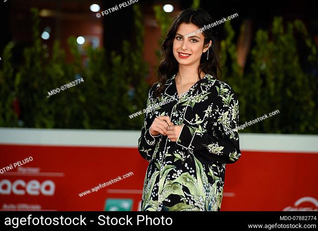 Italian actress Peluso at Rome Film Fest 2020. Cosa sarà Red Carpet. Rome (Italy), October 24th, 2020
