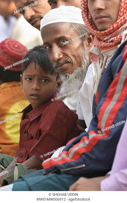 Muslims attending Eid-ul-Adha prayer in a village Eid-ul-Adha is one of the two main Muslim religious festivals the other one being Eid ul-Fitr celebrated by...