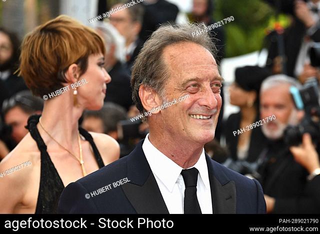 Vincent Lindon attends the closing ceremony of the 75th Cannes Film Festival at Palais des Festivals in Cannes, France, on 28 May 2022