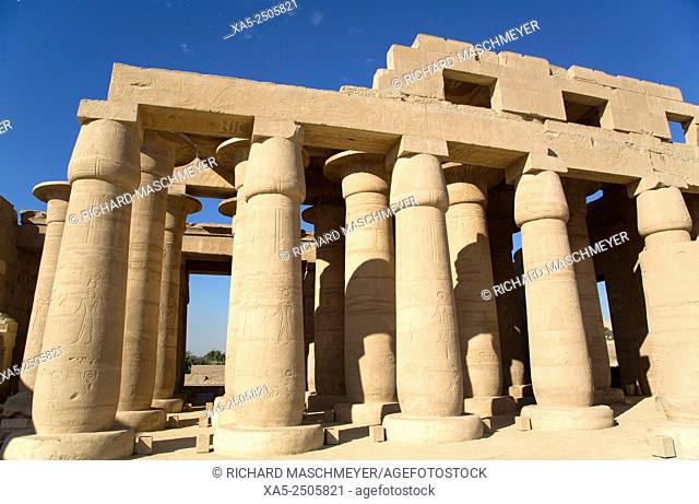 Hypostyle Hall, The Ramesseum, Luxor, West Bank, Nile Valley, Egypt