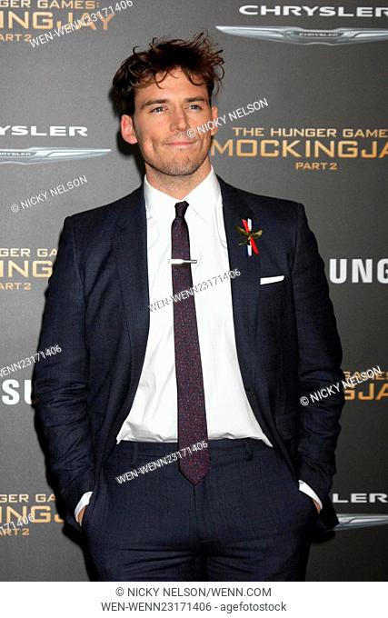 The Hunger Games Mockingjay Part 2 LA Premiere Featuring: Sam Claflin Where: Los Angeles, California, United States When: 17 Nov 2015 Credit: Nicky Nelson/WENN