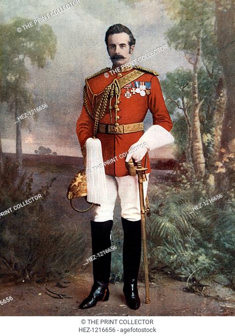 General Douglas Mackinnon Baillie Hamilton Cochrane, 12th Earl of Dundonald, 1902. Dundonald (1852-1935) commanded a mounted brigade in South Africa in the Boer...