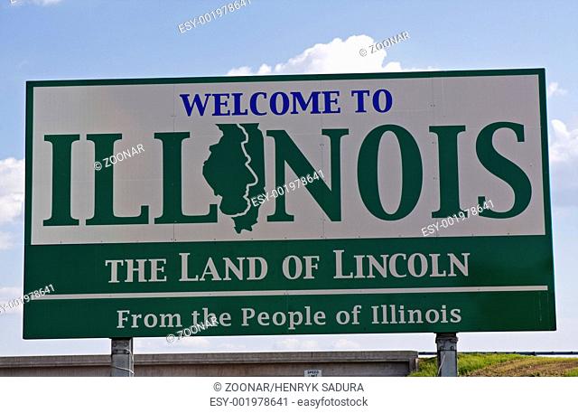 Illinois Welcome Sign