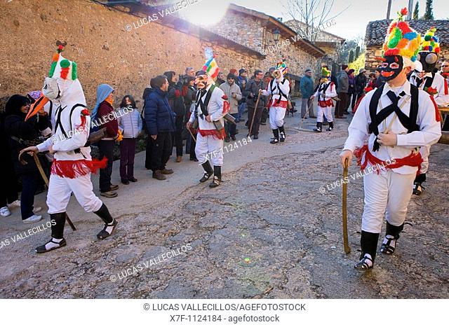 Botargas  Carnival, Almiruete  Tamajon, Guadalajara province, Castilla-La Mancha, Spain