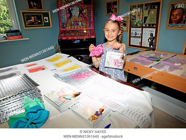 Tia Bailey, 7, running her own Scented Bows company from her home in Colchester, Essex. ..... Meet Britain's newest entrepreneur - seven-year-old Tia Bailey