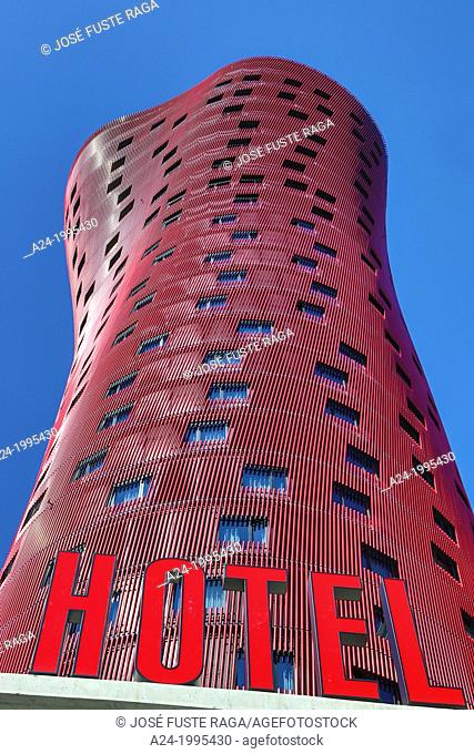 Spain, Catalunya, Barcelona City , Hospitalet Suburb, Hotel Porta Fira Bldg