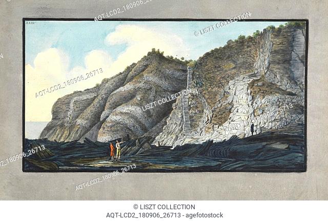 View of a part of the inside of the cone of the mountain of Somma, Campi Phlegræi., Fabris, Peter, 18th cent., Hamilton, William, Sir, 1730-1803, Engraving