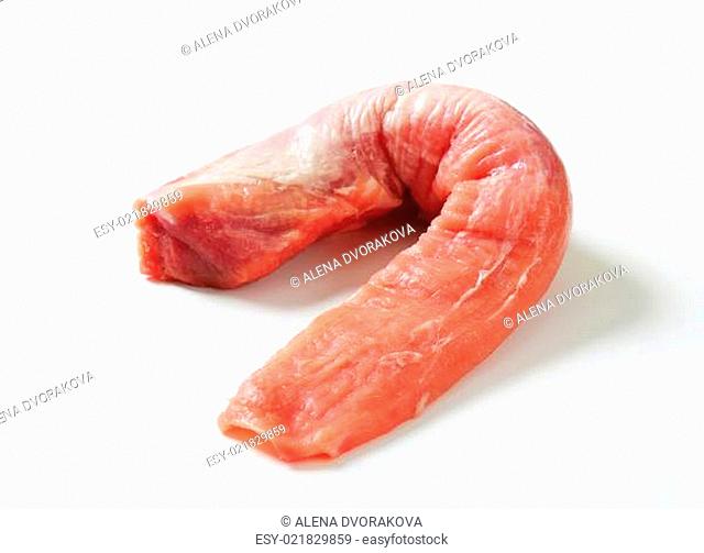 Raw pork tenderloin