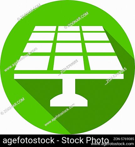 Ecology Flat Icon with shadow. Vector EPS 10