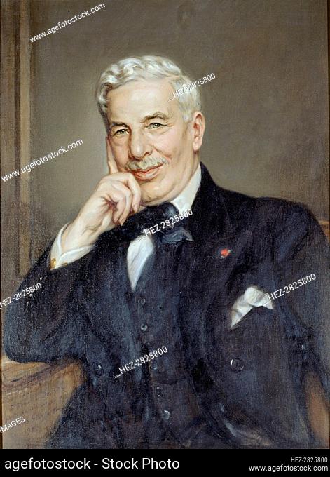 Portrait of Maurice Donnay (1859-1945), 1934. Creator: Cayron, Jules (1868-1944)