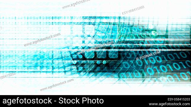 Business Technology Abstract Background for Research and Development