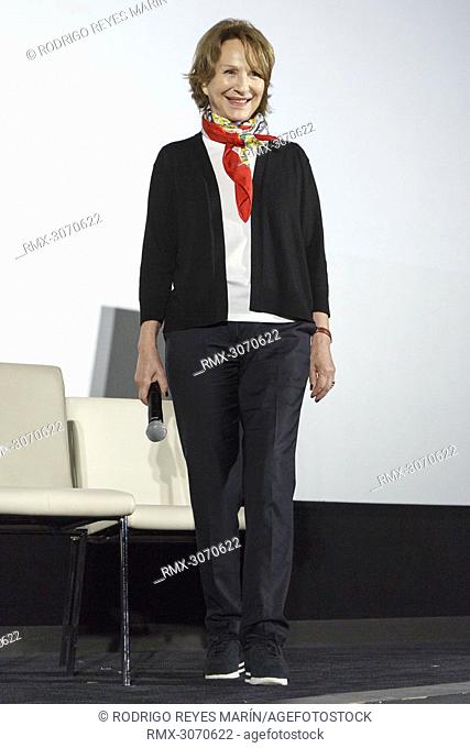 June 23, 2018 - Yokohama, Japan - French actress Nathalie Baye attends a talk show for the film 'Moka' and the short film 'Thomas' during the Festival du Film...