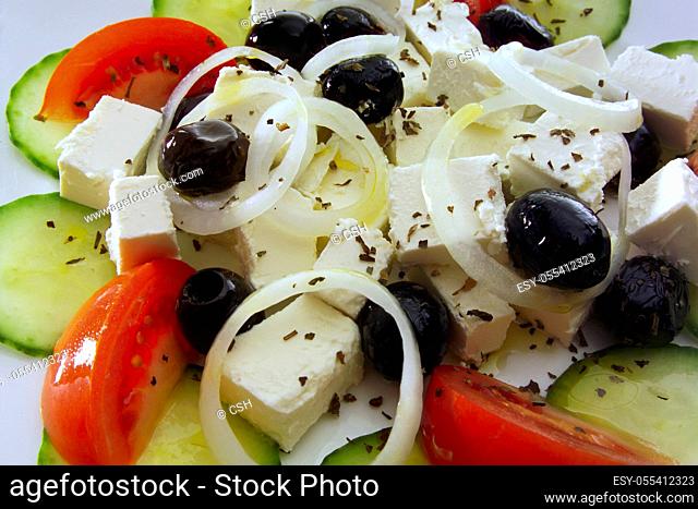 greek salad, feta salad