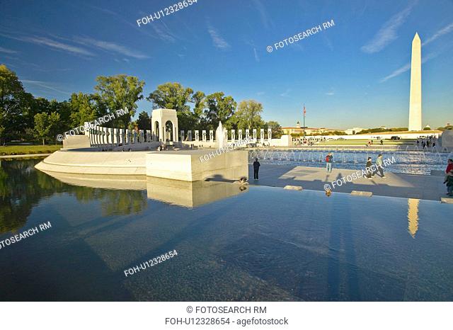U.S. World War II Memorial commemorating World War II in Washington D.C