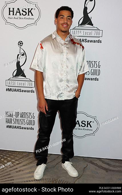 Marcus Scribner 02/19/2022 The 9th Annual Make-Up Artists and Hair Stylists Guild Awards held at The Beverly Hilton in Beverly Hills, CA. Photo by I