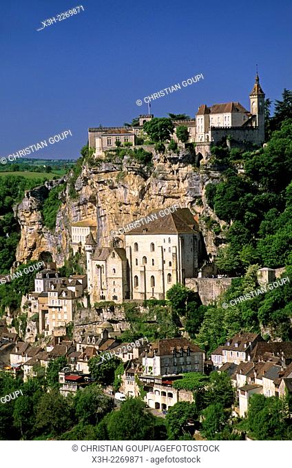 Rocamadour, Lot department, Midi-Pyrenees region, France, Europe