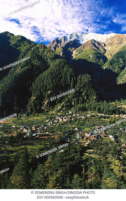 Batseri Himalayan village , Kinnaur , Himachal Pradesh , India