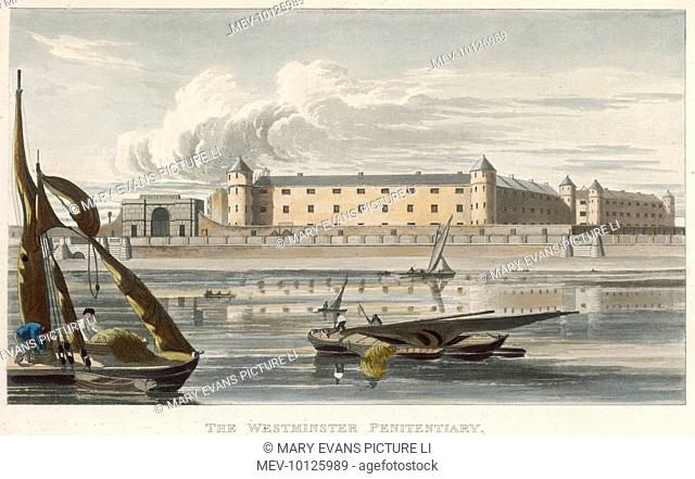 Millbank prison was conceived by Jeremy Bentham whose goal was that prisoners would receive just punishment while developing an appreciation of labour