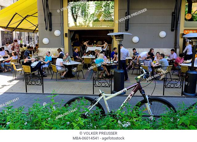 Restaurant in the Liszt Ferenc ter (Franz-List square), Hungarian, Budapest