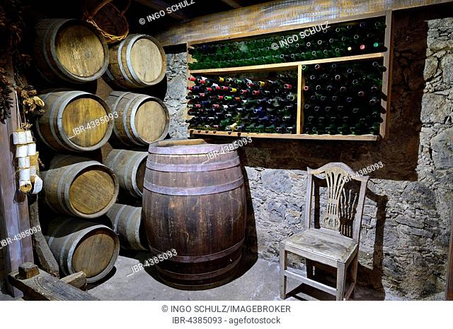 Old wine cellar, Casa de los Balcones, museum, La Orotava, Tenerife, Canary Islands, Spain