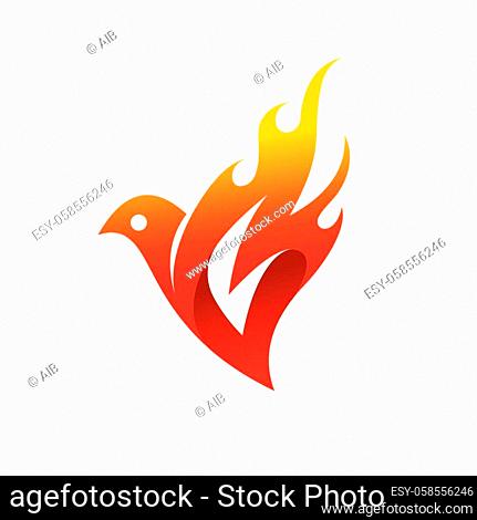 fire bird logo, phoenix fire logo
