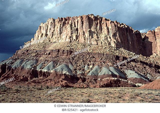 Rock formations, Capitol Reef National Park, Utah, USA, North America