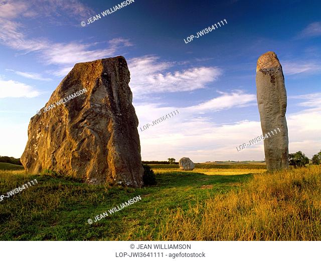 Avebury village lies within a massive Neolithic ritual complex surrounded by a stone circle contained by the ditch and bank of a massive henge monument