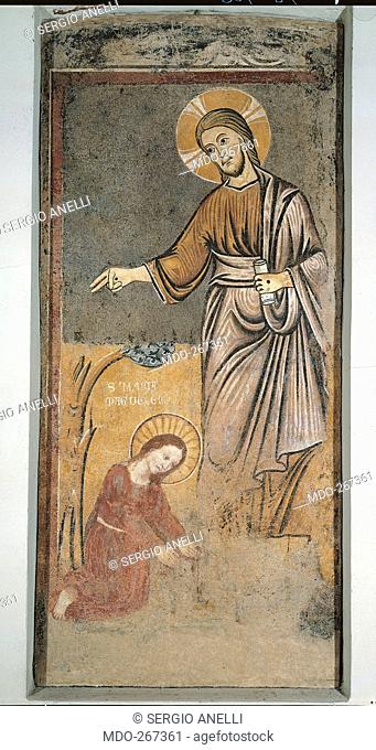 Noli me tangere, by Anonymous Lombard Artist, 1250 - 1299 about, 13th Century, . Italy, Lombardy, Milan, San Nazaro church. All