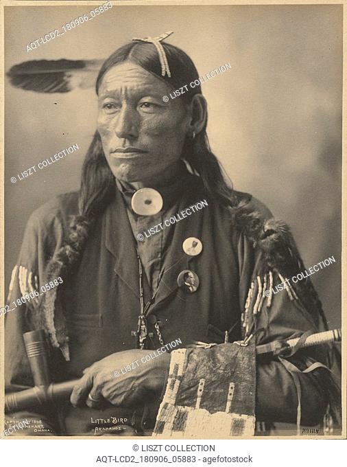 Little Bird, Arapahoe; Adolph F. Muhr (American, died 1913), Frank A. Rinehart (American, 1861 - 1928); 1898; Platinum print; 23.5 x 18