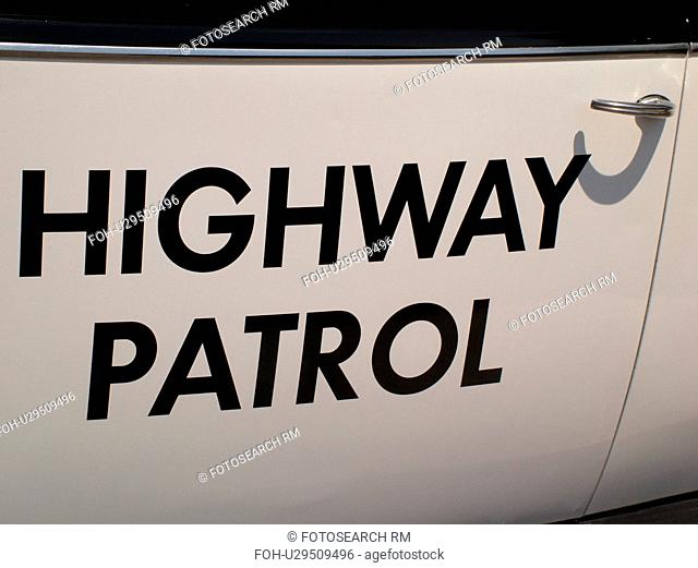 Highway Patrol car