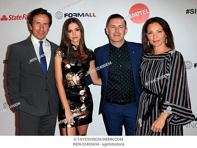 The 6th Annual Saving Innocence Gala at the Loews Hollywood Hotel in Los Angeles, California. Featuring: Michael Traynor, Maia Mitchell, Bradley Bredeweg