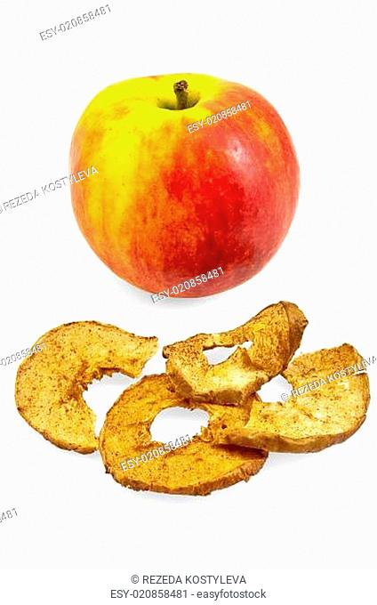Apple with chips