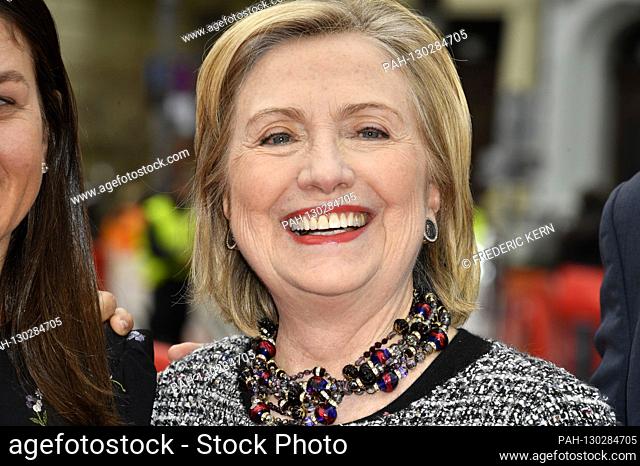 Hillary Clinton at the premiere of 'Hillary' at the Berlinale 2020/70th Berlin International Film Festival at the Haus der Berliner Festspiele