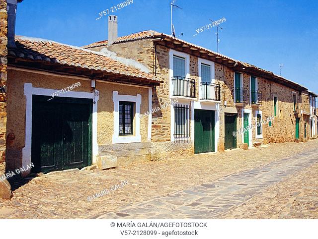 Traditional architecture. Castrillo de los Polvazares, Leon province, Castilla Leon, Spain
