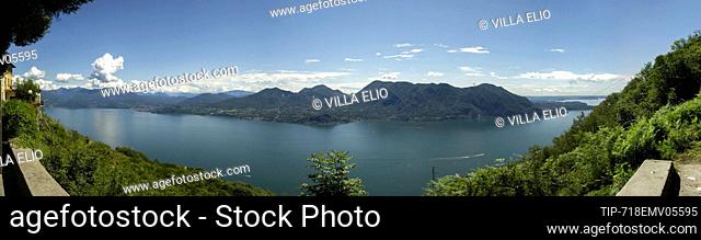 Italy, Lombardy. Maggiore Lake, Verbano Lake