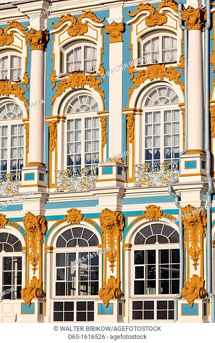 Russia, Saint Petersburg, Pushkin-Tsarskoye Selo, Catherine Palace, west end