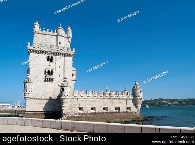 lisbon city portugal Belem Tower landmark architecture