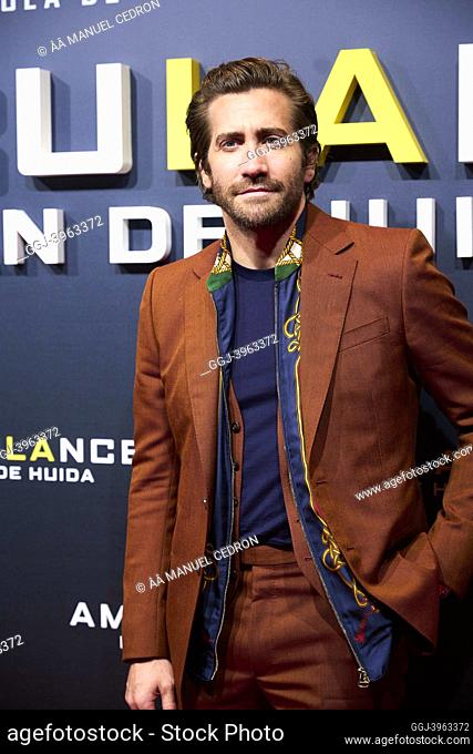 Jake Gyllenhaal attends ‘Ambulance’ Fan Event at Callao Cinema on March 24, 2022 in Madrid, Spain