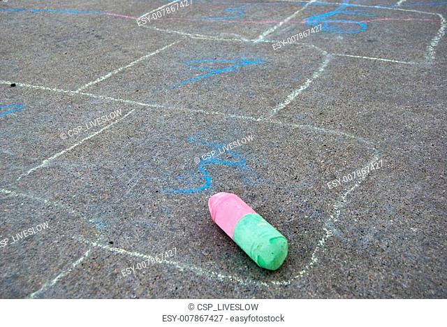 hopscotch chalk