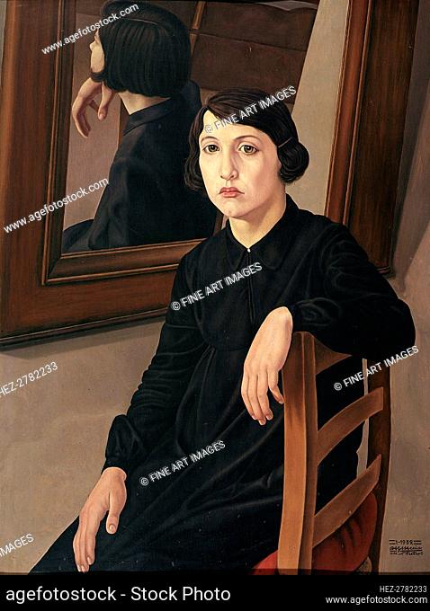Girl before a Mirror, 1932. Creator: Cagnaccio di San Pietro (1897-1946)