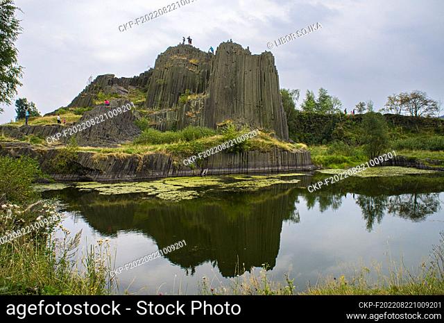 ***2013 FILE PHOTO*** The Panska skala, Organ, basalt rock, in Kamenicky Senov in Liberec Region, Czech Republic, August 31, 2013